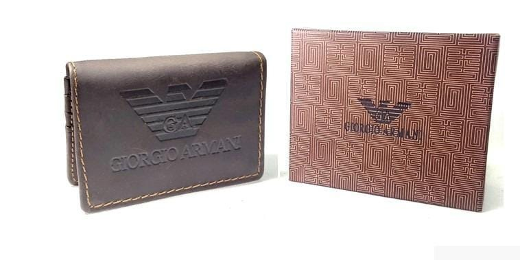 محفظة جلد طبيعى